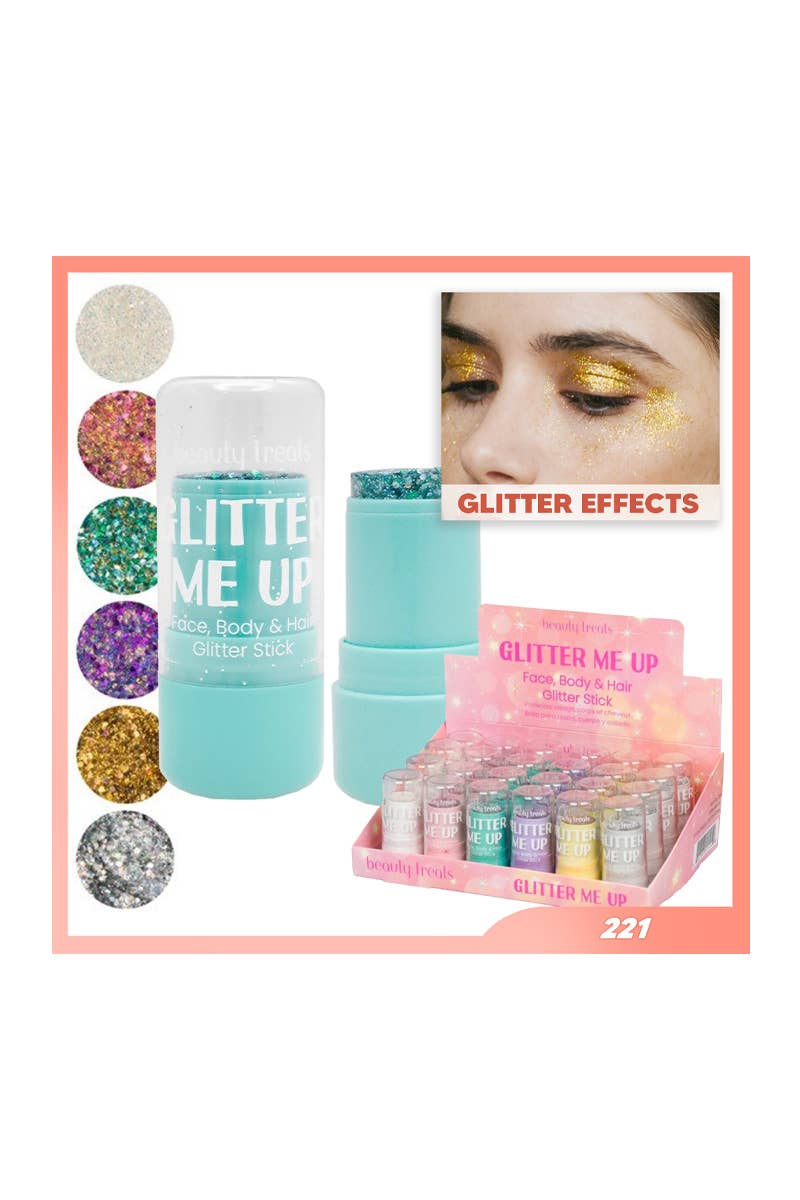 Beauty Treats 221 Glitter Me Up Face Body & Hair Stick - 24