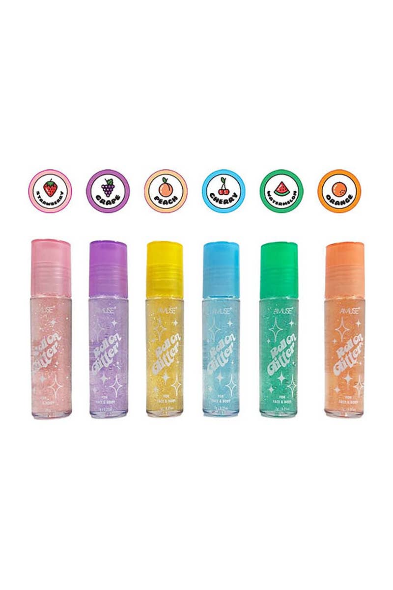 Amuse GL028 Roll on Glitter for face & Body - 36 pcs