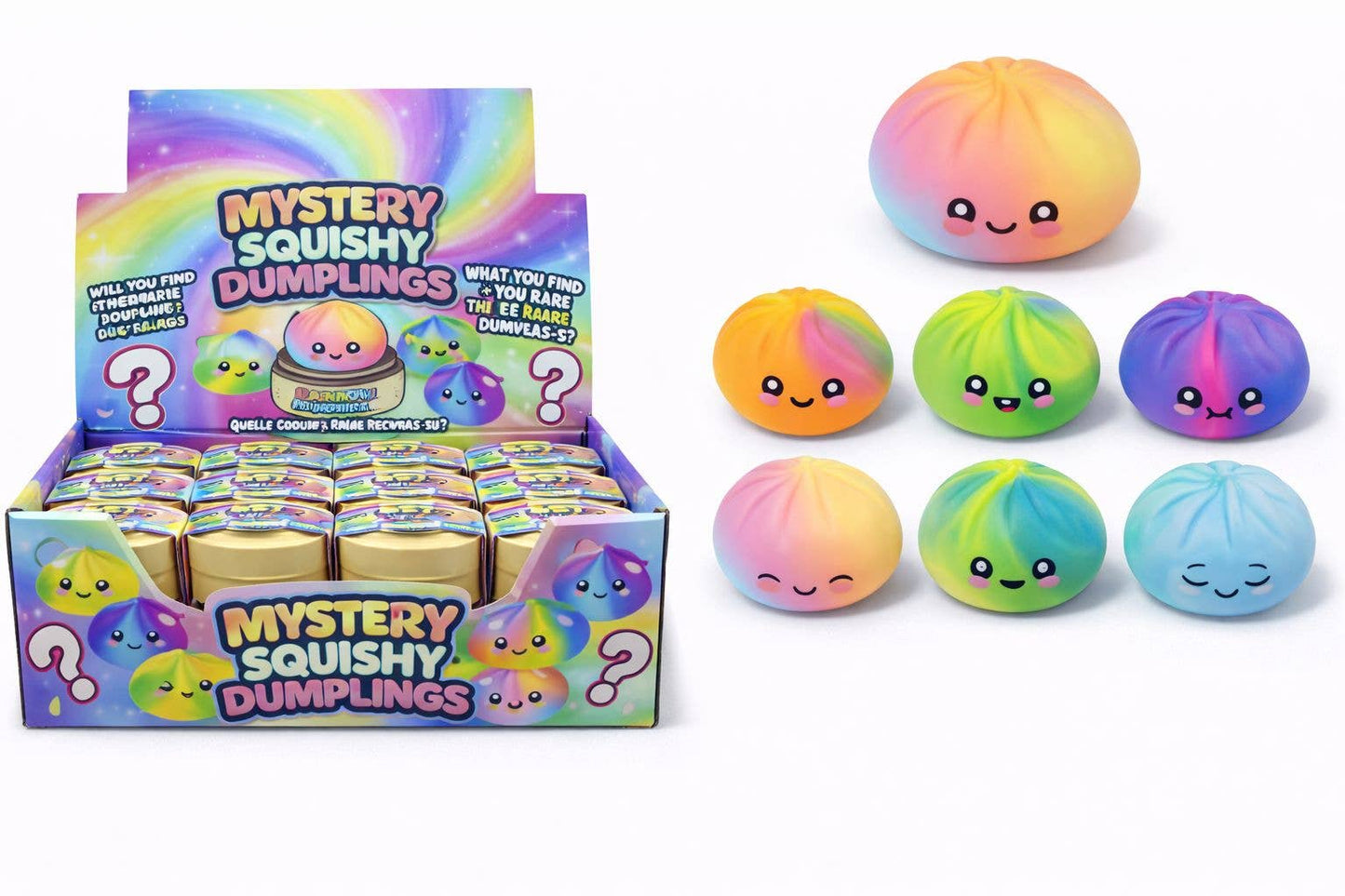 *PREORDER* 4" Mystery Squishy Dumpling - Tie Dye