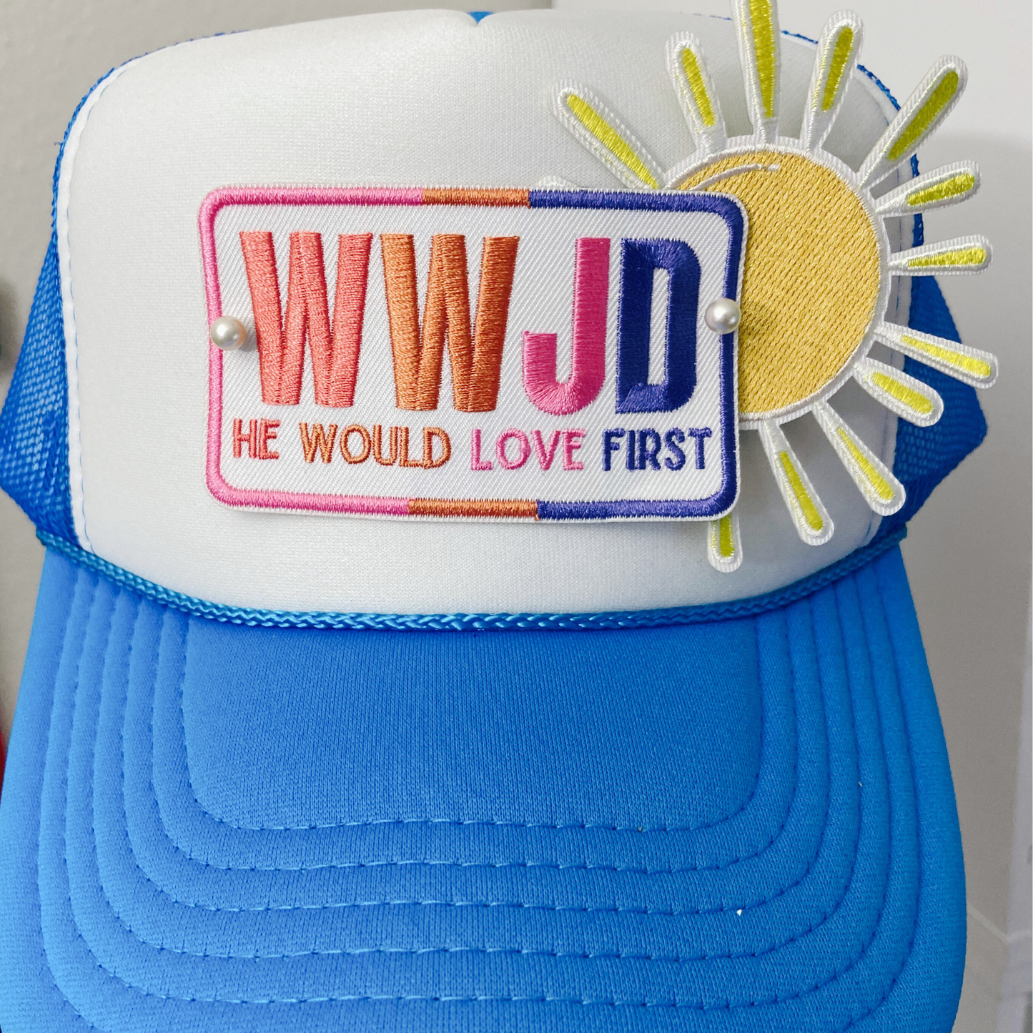 3.5" SUNSHINE - Embroidered Hat Patch (version 2)