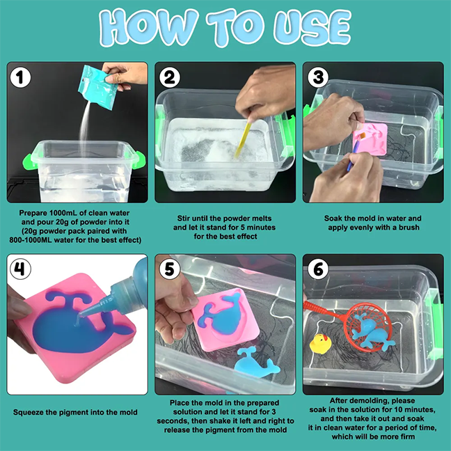 Magic Gel Water Creatures Kit