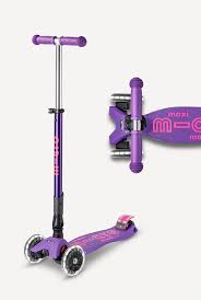 Micro Maxi Foldable LED Scooter Purple