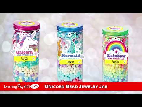Unicorn Bead Jewelry Jar