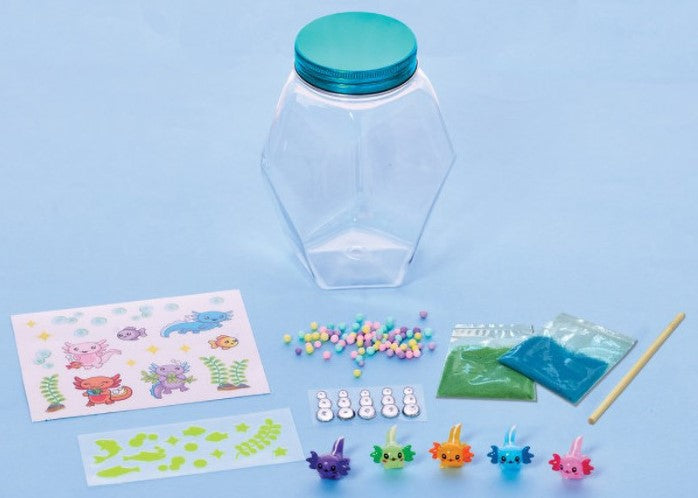 Glowing Axolotl Aquarium