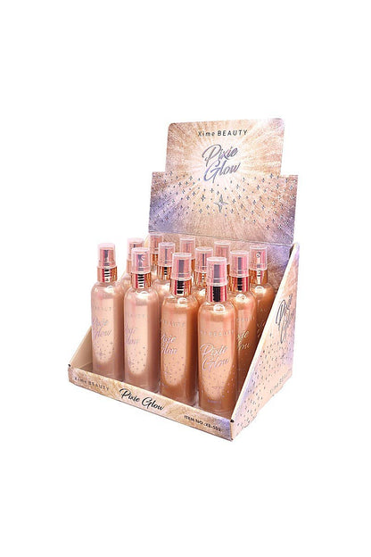 Xime XB-S02 Pixie Glow Gold Body Simmer Spray - 12pc