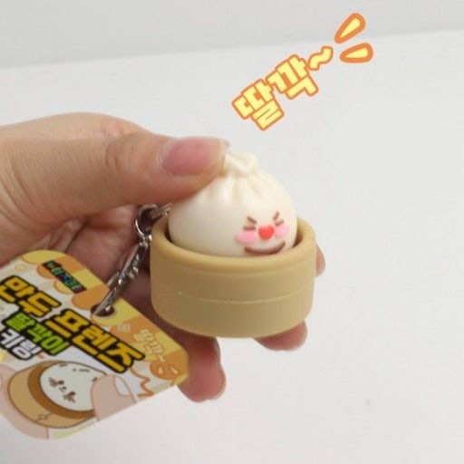 Dumpling Friends Clicker  Keychain – Viral Fidget Pop