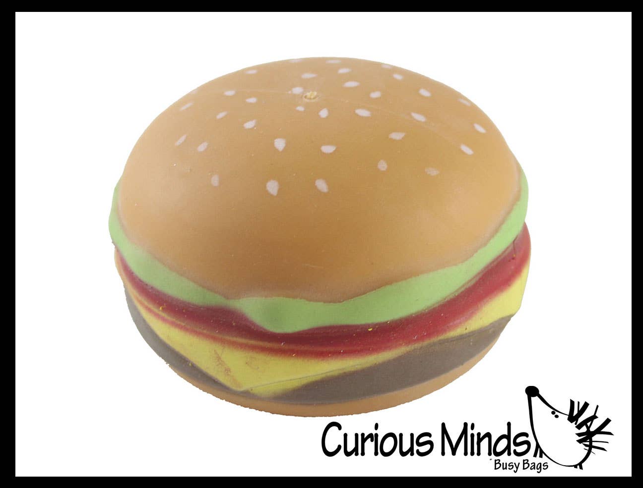 Hamburger Stretchy Squishy Squeeze Stress Ball Soft Doh
