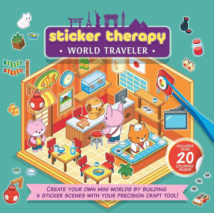 Sticker Therapy: World Traveler by IglooBooks