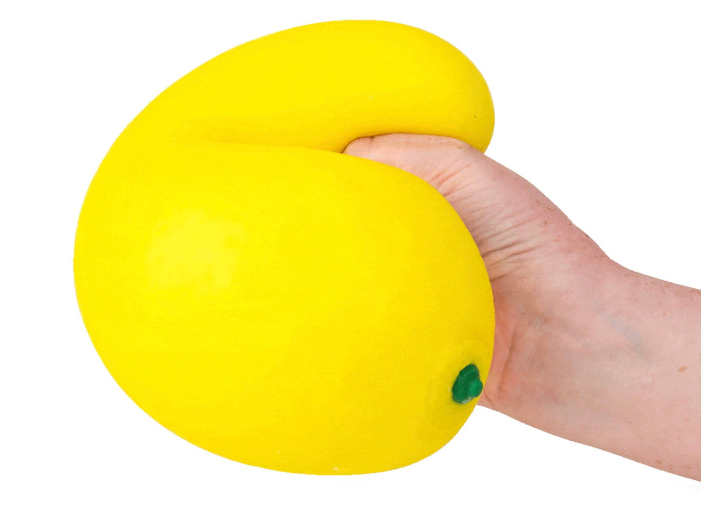 1 Jumbo Doh Filled Lemon - Soft Stress Squishy Ball Fruit