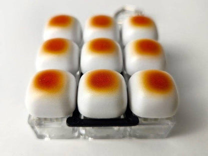 9-Key Toast Bread Keyboard Clicker Keychain