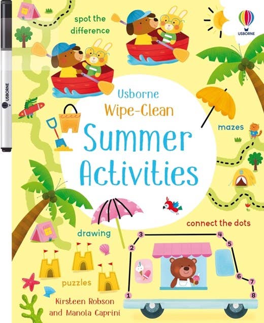 Wipe-Clean Summer Activities : Usborne