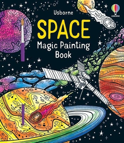 Space Magic Painting Book : Usborne