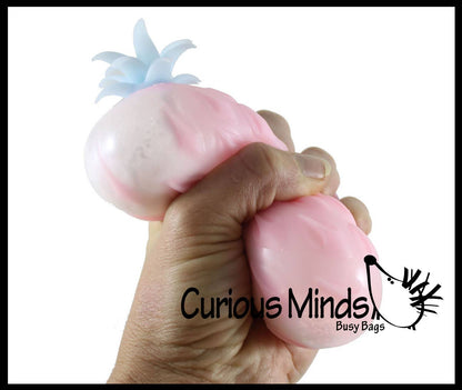 Cute Pineapple Soft Fluff- Filled Squeeze Stress Balls
