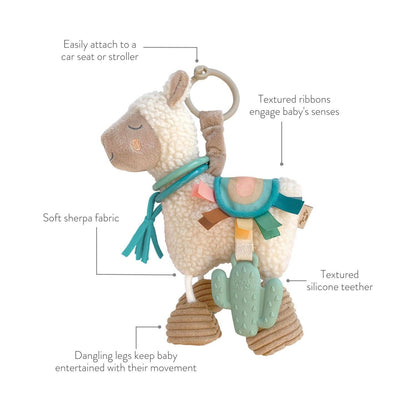 Itzy Friends Link & Love  Activity Plush with Teether Toy