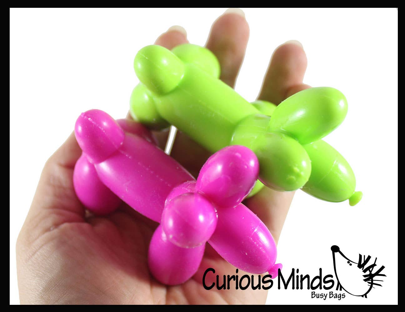 Mini Balloon Dog Doh Filled Stress Ball - Cute Squishy