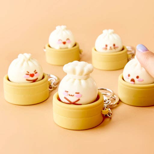 Dumpling Friends Clicker  Keychain – Viral Fidget Pop