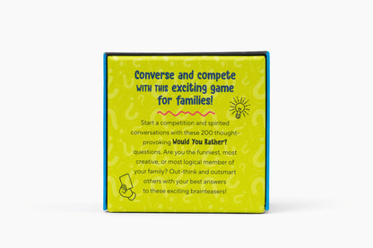 Would You Rather? Family Card