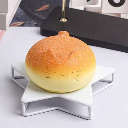 Cat Bread Squishy – Soft & Slow-Rebound Stress Toy