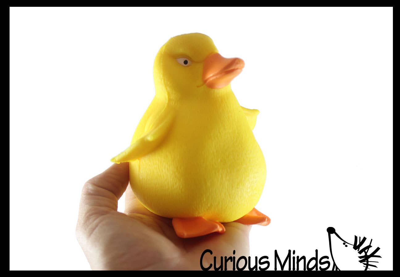 Jumbo Sand Filled Stretchy Smash Animals - Grumpy Duck