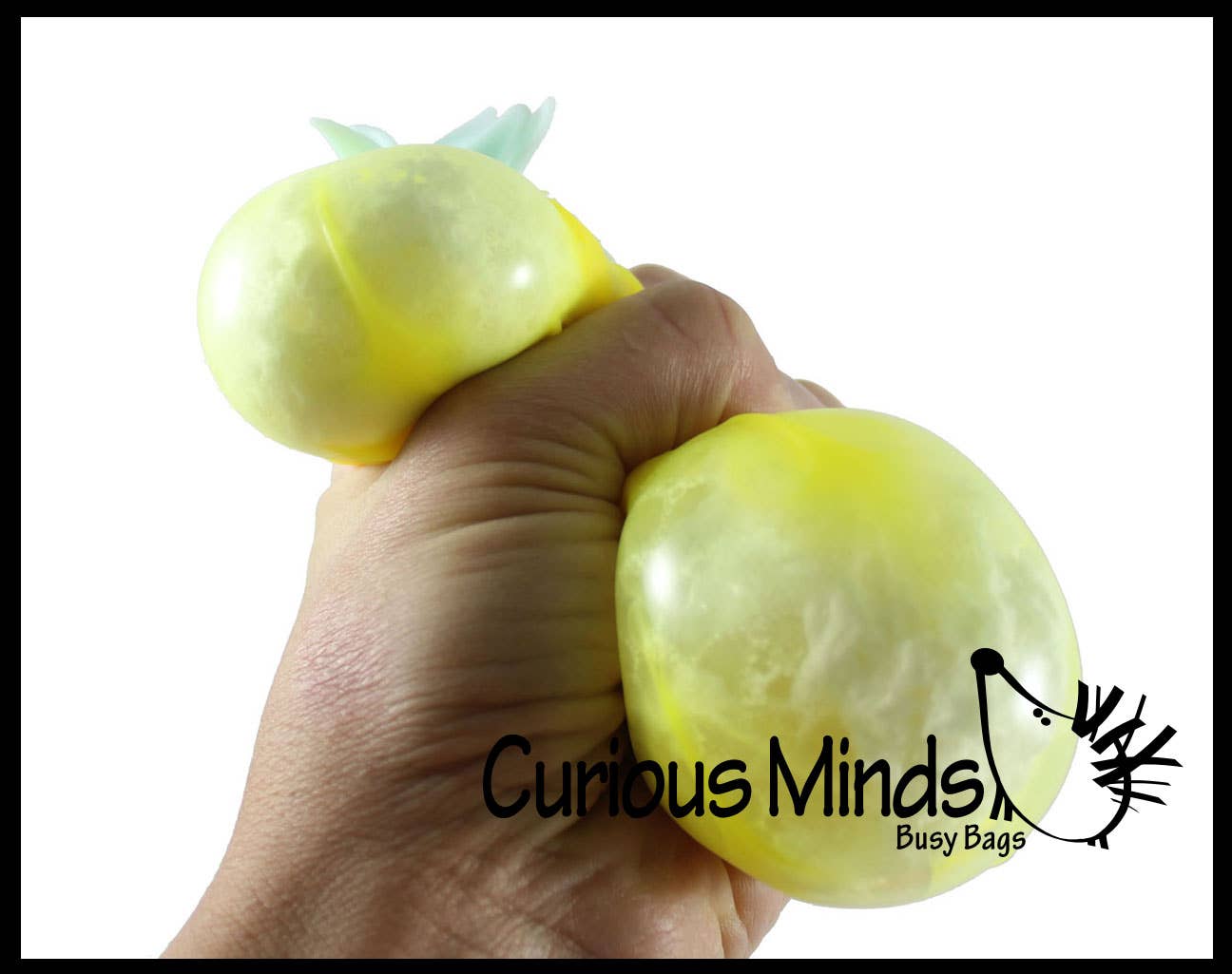 Cute Pineapple Soft Fluff- Filled Squeeze Stress Balls