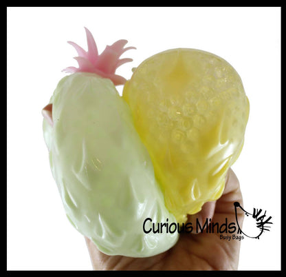 Pineapple Fruit Water Bead Filled