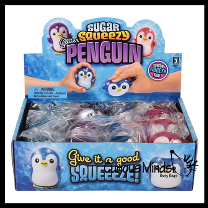 Penguin Shaped Thick Glue/Gel Syrup Molasses Stretch Ball