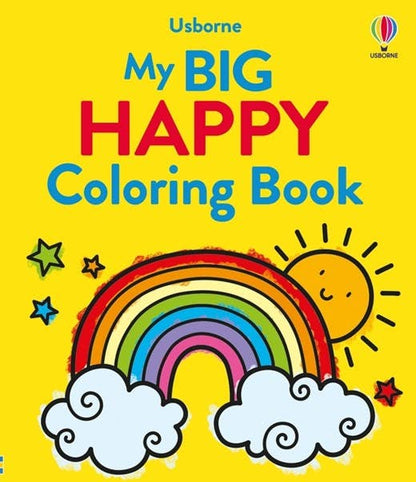My Big Happy Coloring Book : Usborne