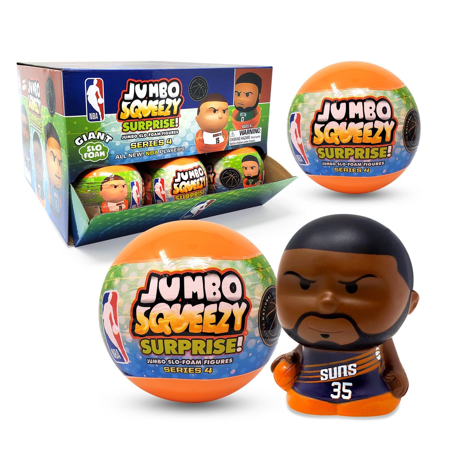 NBA Jumbo Squeezy Capsule Display - 18 ct 2026