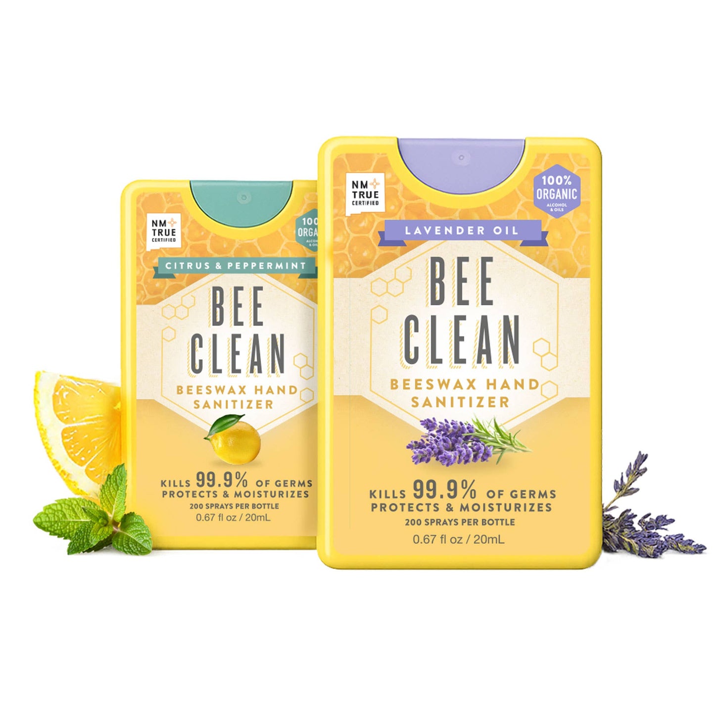 Organic Beeswax Bee Clean Hand Sanitizer Spray 12 pack