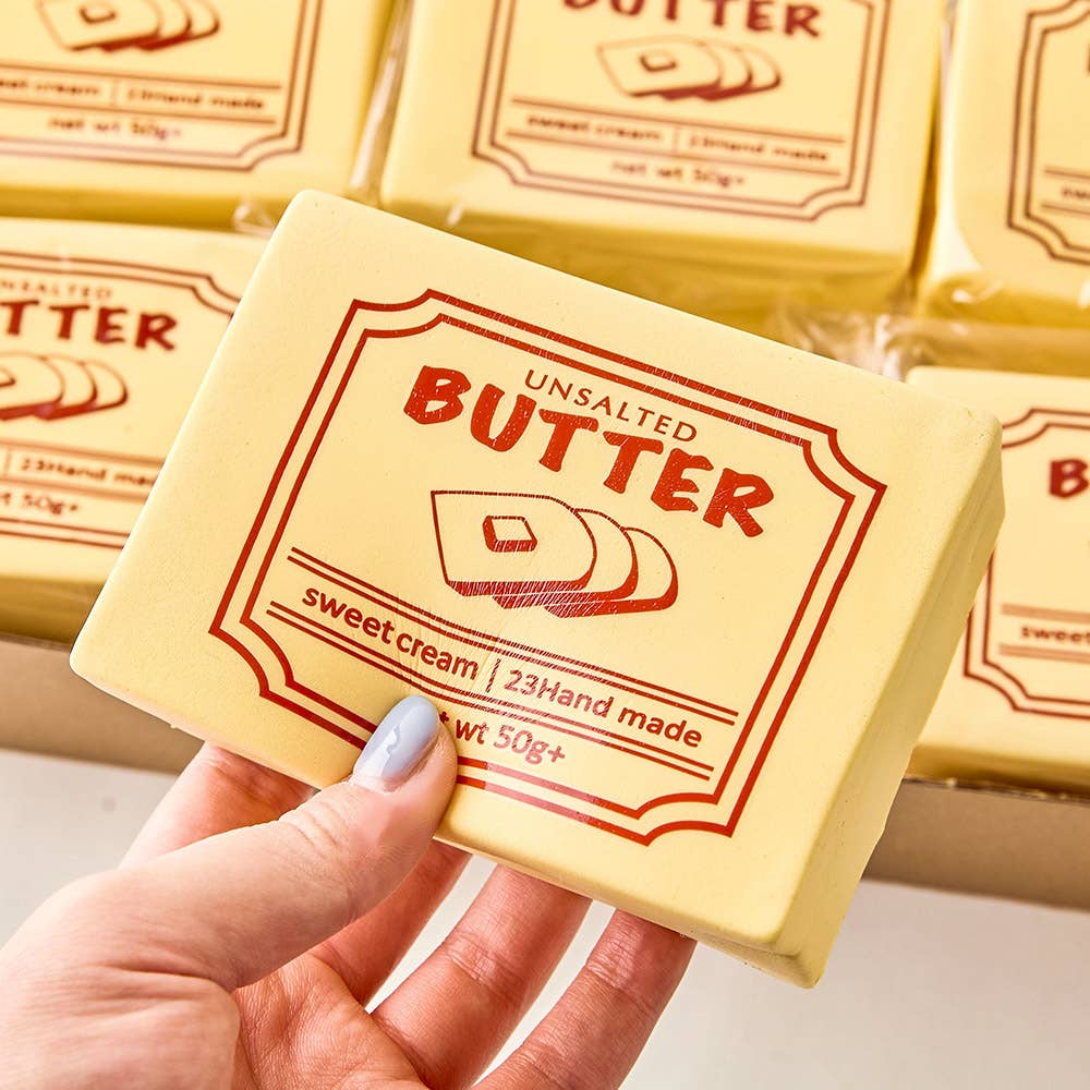 Big Butter Bar Squishy Stress Relief Fidget
