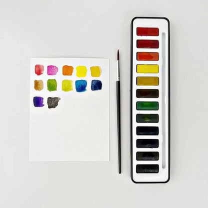 Watercolor paint set 12 colors