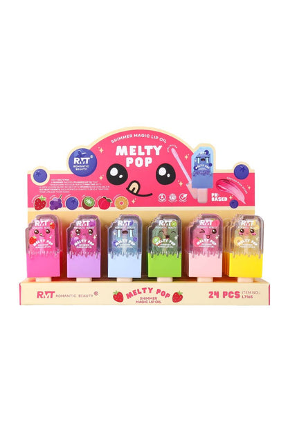 Romantic Beauty L7165 Melty Pop Shimmer Magic Lip Oil - 24