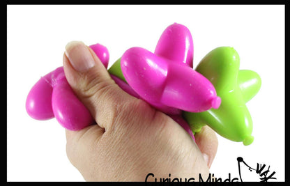 Mini Balloon Dog Doh Filled Stress Ball - Cute Squishy