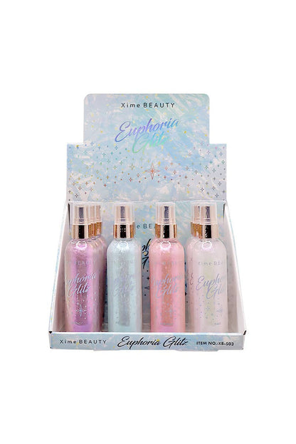 Xime XB-S03 Euphoria Glitz Body Simmer Spray - 12pc