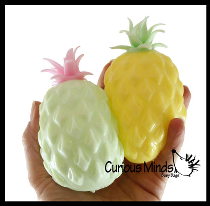 Pineapple Fruit Water Bead Filled