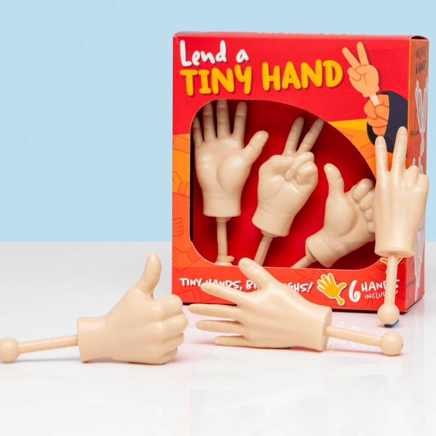 Tiny Hands on Sticks Prank