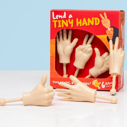 Tiny Hands on Sticks Prank