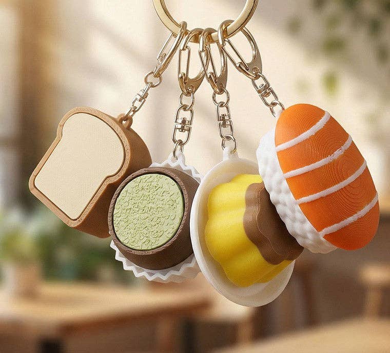 YumYum Dessert Clicker Keychain- Stress Relief Fidget