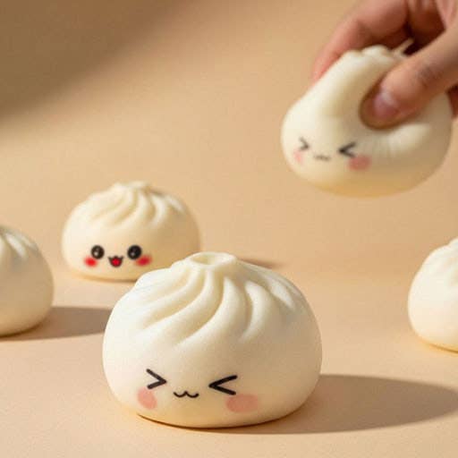 Find the Grilled Dumpling! Random Squishy Toy