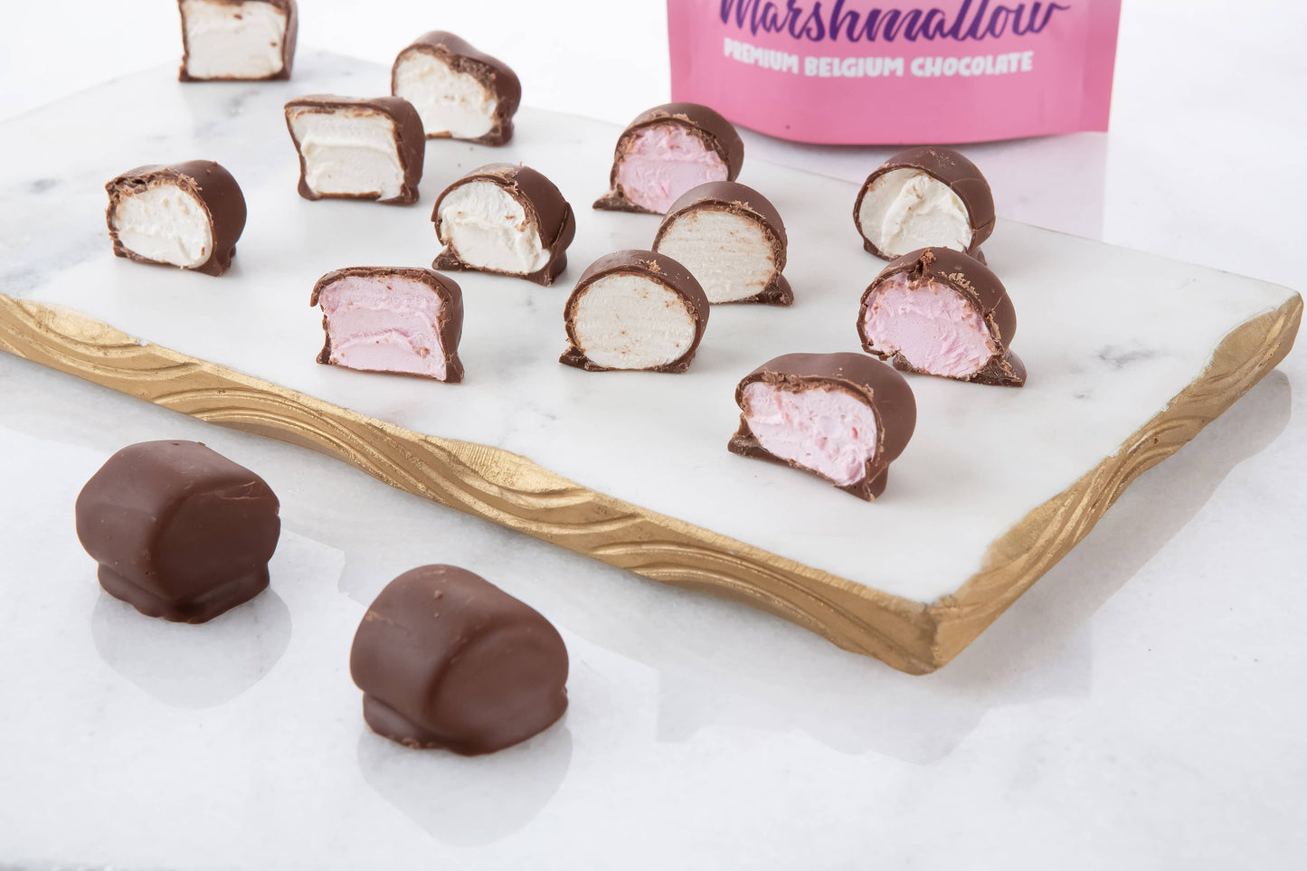 Chocolate Coated Mini Marshmallow - 12 unit in 1 case