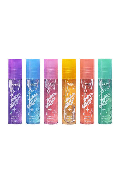 Amuse GL028 Roll on Glitter for face & Body - 36 pcs
