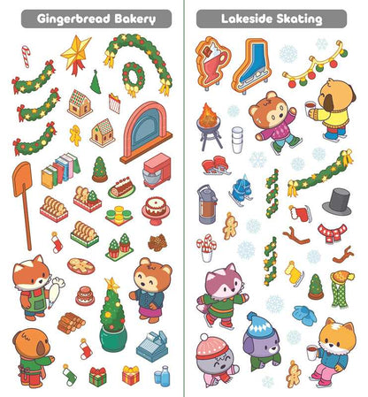 Sticker Therapy: Cozy Christmas Creations by IglooBooks