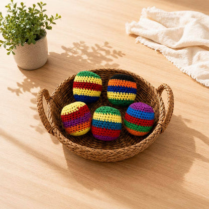 Crochet Foot Sack Toy Ball
