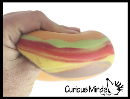 Hamburger Stretchy Squishy Squeeze Stress Ball Soft Doh