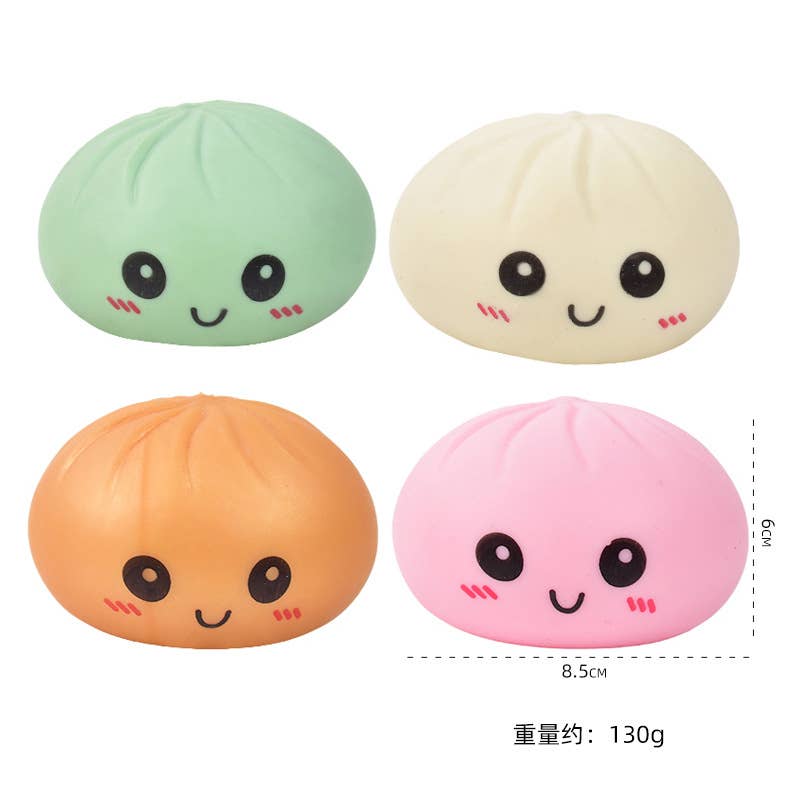 Mystery Squishy Dumpling Bao Bun Fidget Toy-random color