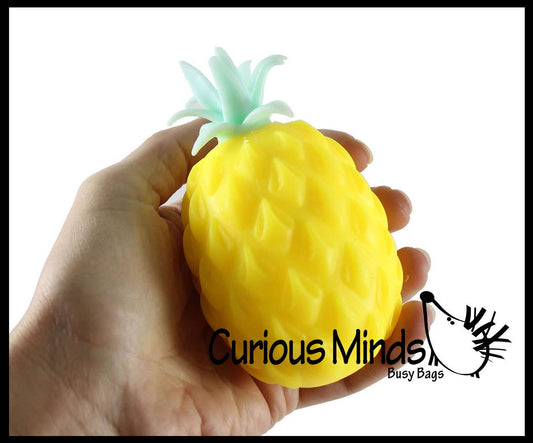 Cute Pineapple Soft Fluff- Filled Squeeze Stress Balls