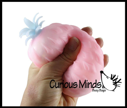 Cute Pineapple Soft Fluff- Filled Squeeze Stress Balls
