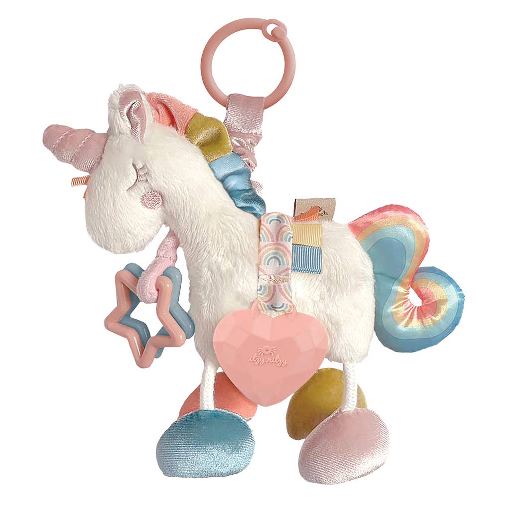 Itzy Friends Link & Love  Activity Plush with Teether Toy