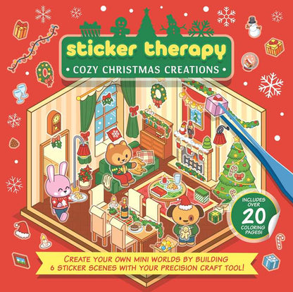 Sticker Therapy: Cozy Christmas Creations by IglooBooks