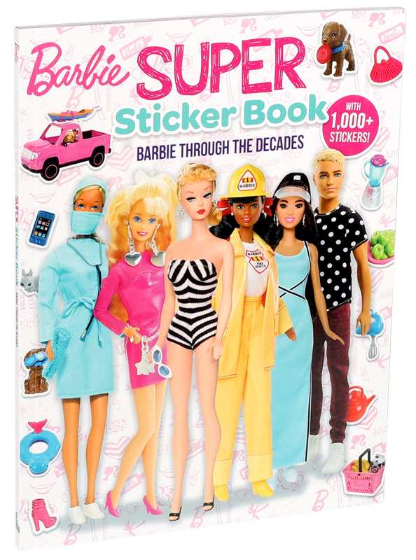 Barbie: Super Sticker Book: Through the Decades by Marilyn Easton